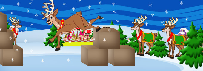 [Rudolph Builds Makeshift Course ]