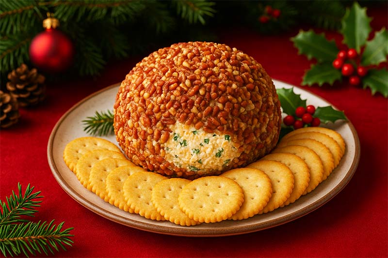 [Christmas Cheese Ball Recipe]