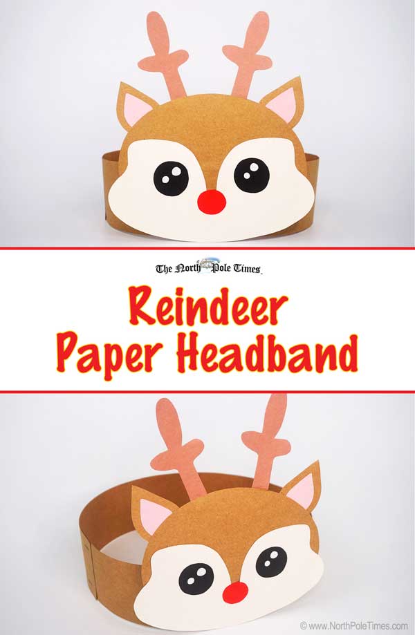 Christmas Crafts For Kids | Reindeer Headband Craft