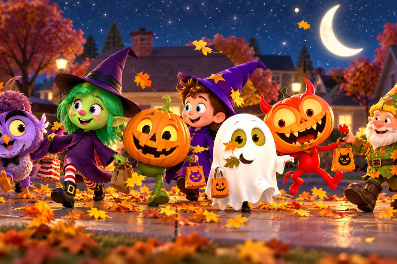 [All Hallows' Eve at the North Pole]