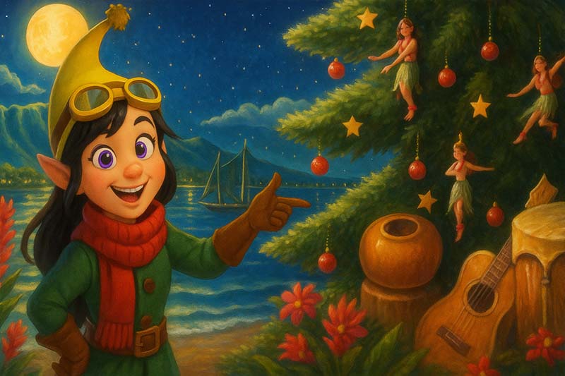 [What's Merry Christmas in Hawaii?]