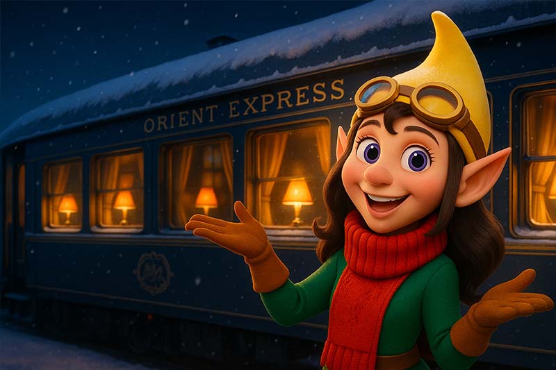 [Taking the Orient Express]