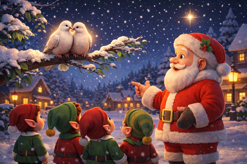 [On the Second Day of Christmas: Doves]